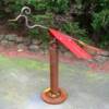 ~ Sold

The Great Red Heron!
40" high  37" wide 27" deep
Kinetic Sculpture