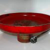 ~ Sold
Scarlet Musical Bowl
14" diameter   6" high